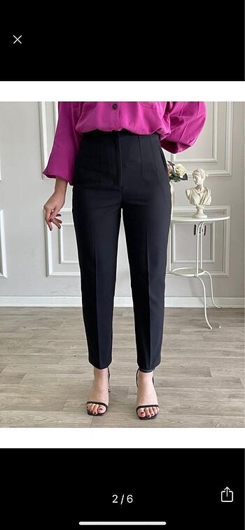 Zara model kumaş pantolon