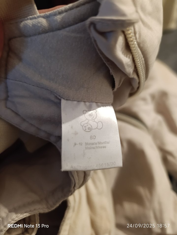 LCW Kız Bebek Beyaz Fermuarlı Tulumu - Görsel 4