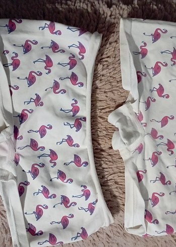 Baskılı Beyaz kilot  10-11 yaş - Görsel 2