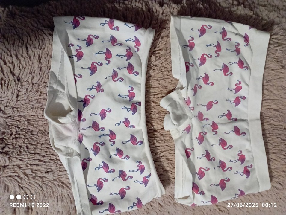 Baskılı Beyaz kilot  10-11 yaş - Görsel 2