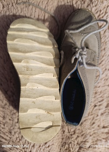 Bej Süet Erkek Çocuk Özel Gün Ayakkabısı(28) - Görsel 6