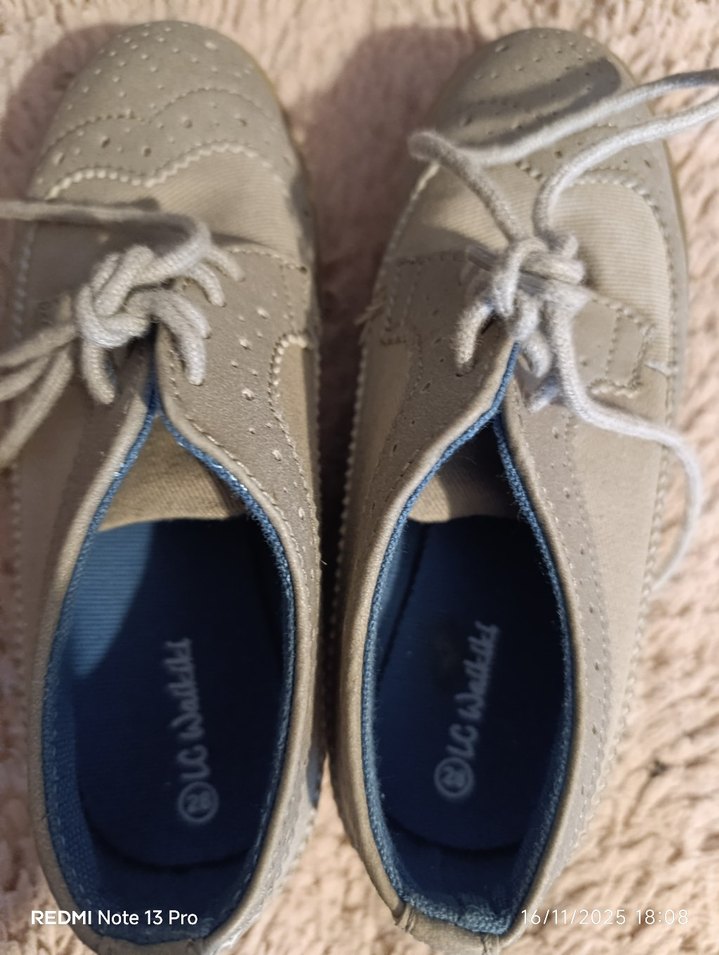 Bej Süet Erkek Çocuk Özel Gün Ayakkabısı(28) - Görsel 4