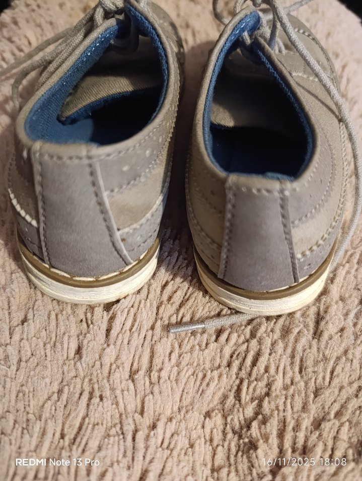 Bej Süet Erkek Çocuk Özel Gün Ayakkabısı(28) - Görsel 3
