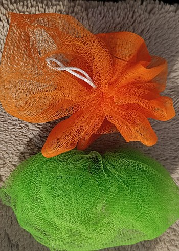 Renkli Banyo Süngeri 2'li Set - Görsel 2