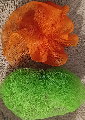 Renkli Banyo Süngeri 2'li Set - Görsel 3