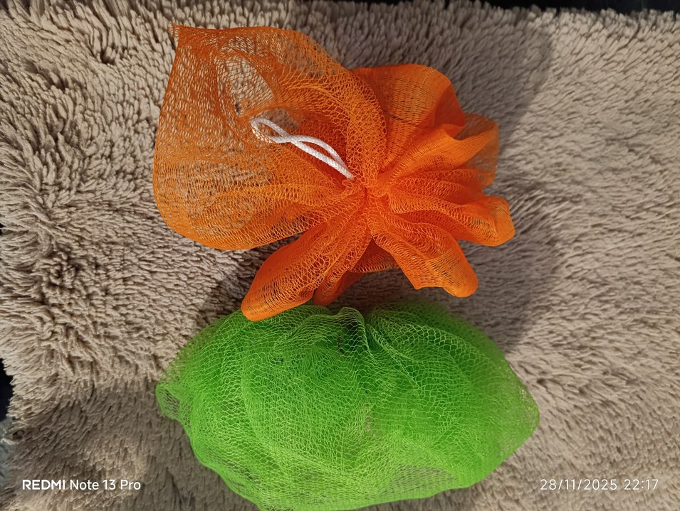 Renkli Banyo Süngeri 2'li Set - Görsel 2