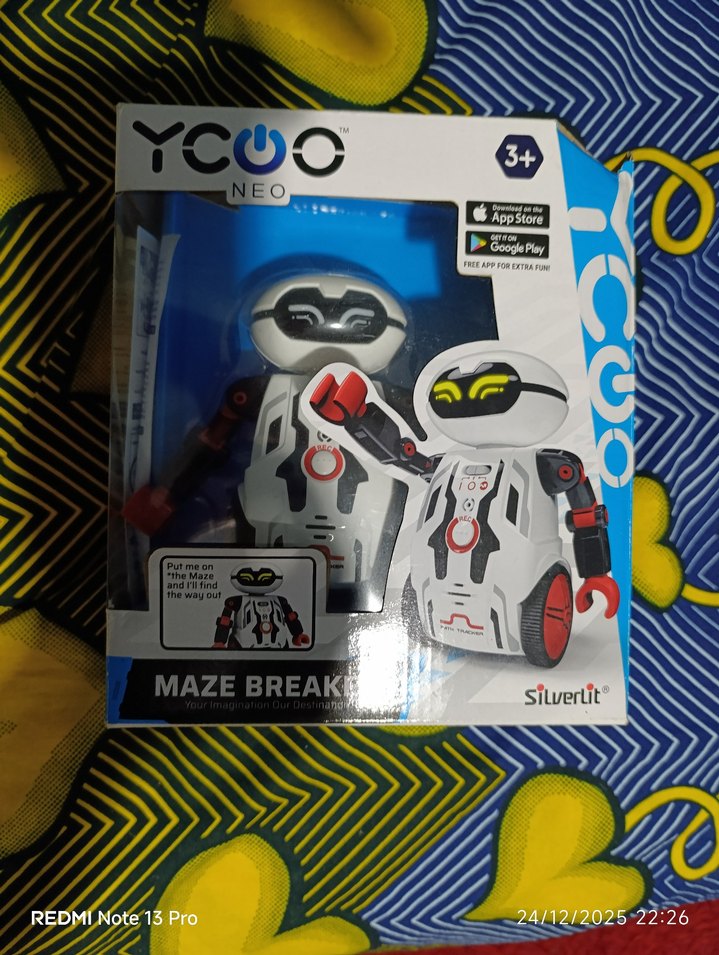 YCOO Neo Maze Breaker Beyaz Aksiyon Robot - Görsel 5