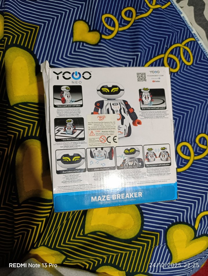 YCOO Neo Maze Breaker Beyaz Aksiyon Robot - Görsel 3