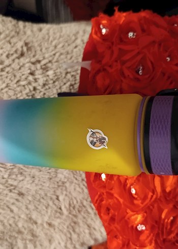 renkli şişesi ile termos - Görsel 2