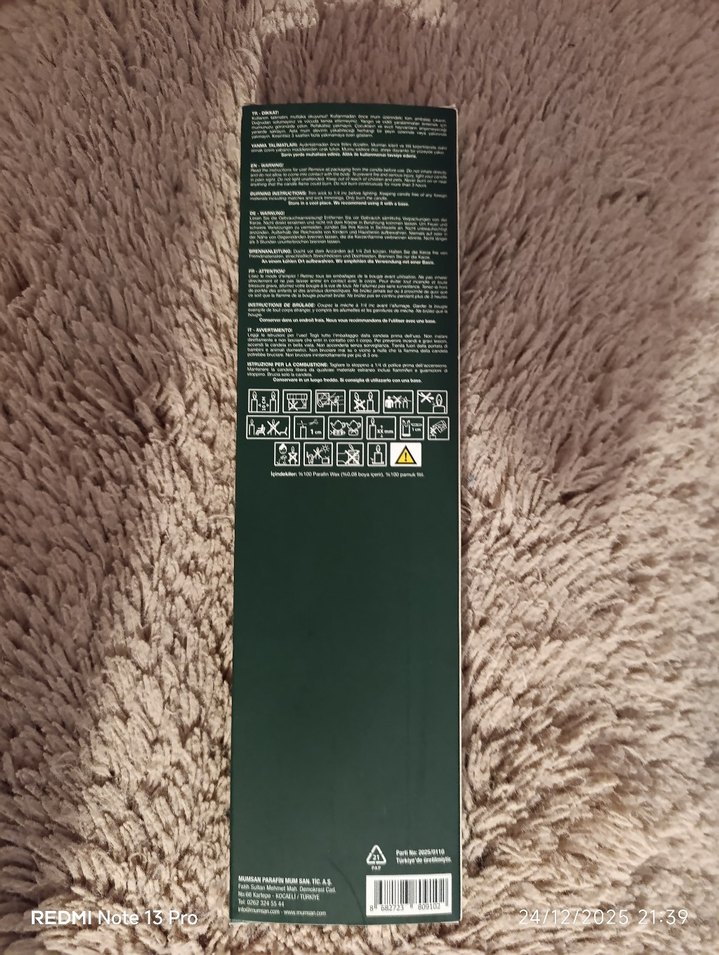 Çift Renkli Spiral Mum Seti - Görsel 3