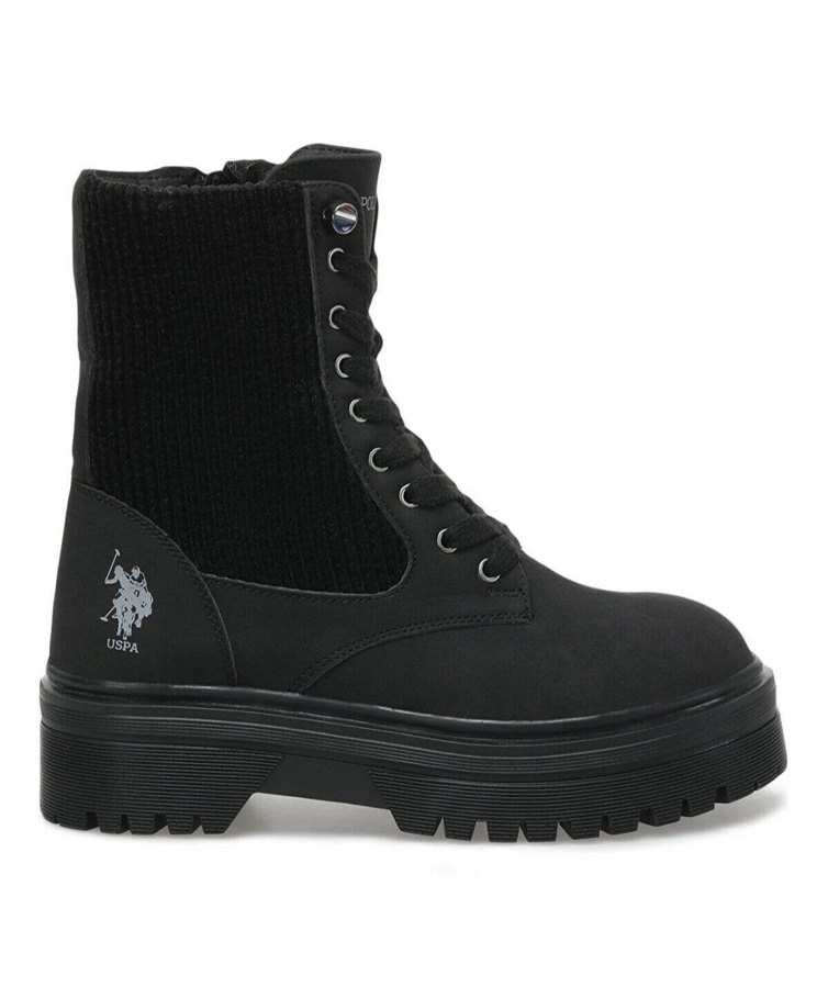 Siyah Kalın Topuklu Kadın Bot - Görsel 2