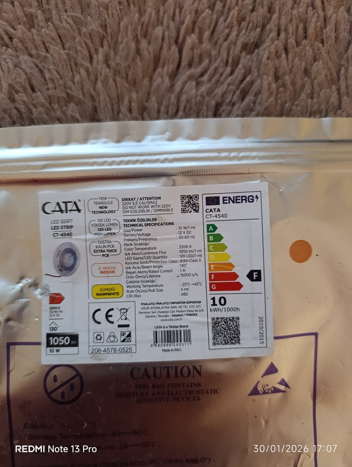 Beyaz LED Projektör Şeridi - Görsel 4