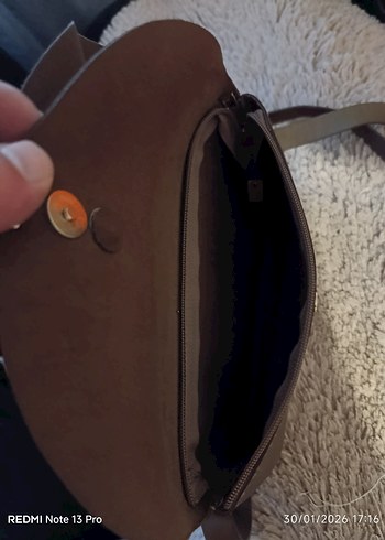 Zara Deri Kadın Çanta - Görsel 5