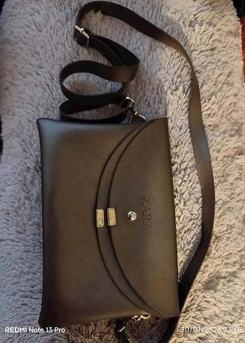 Zara Deri Kadın Çanta - Görsel 3