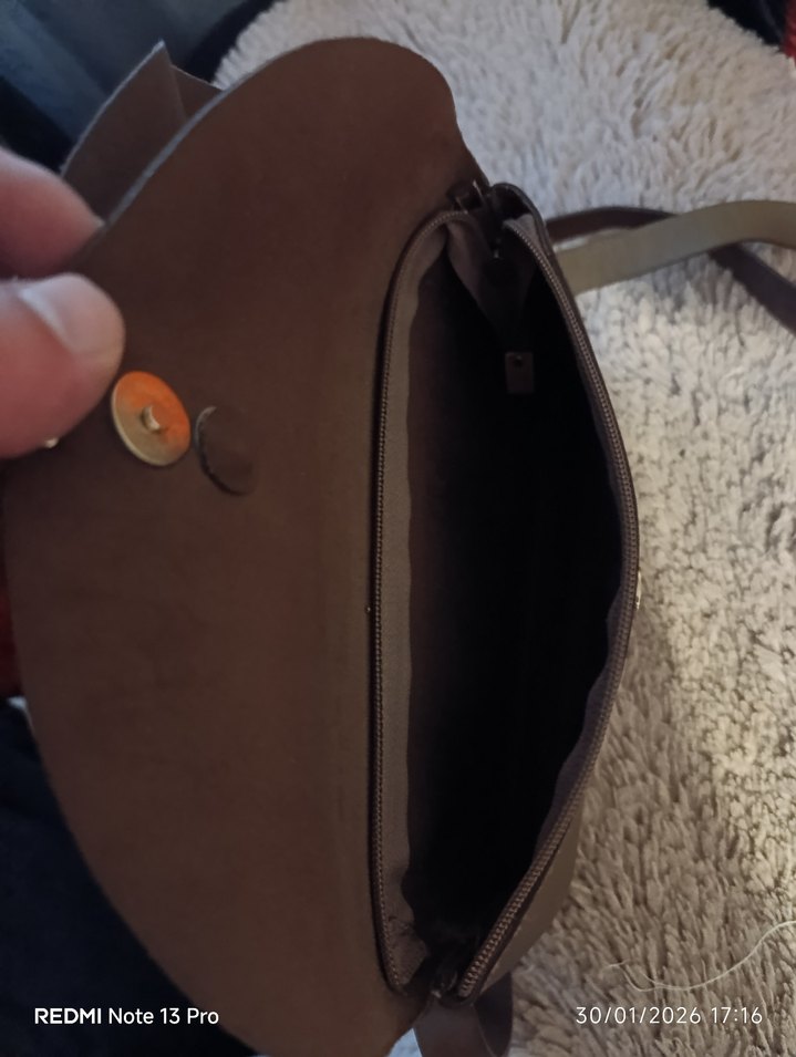 Zara  Deri Kadın Çanta - Görsel 5