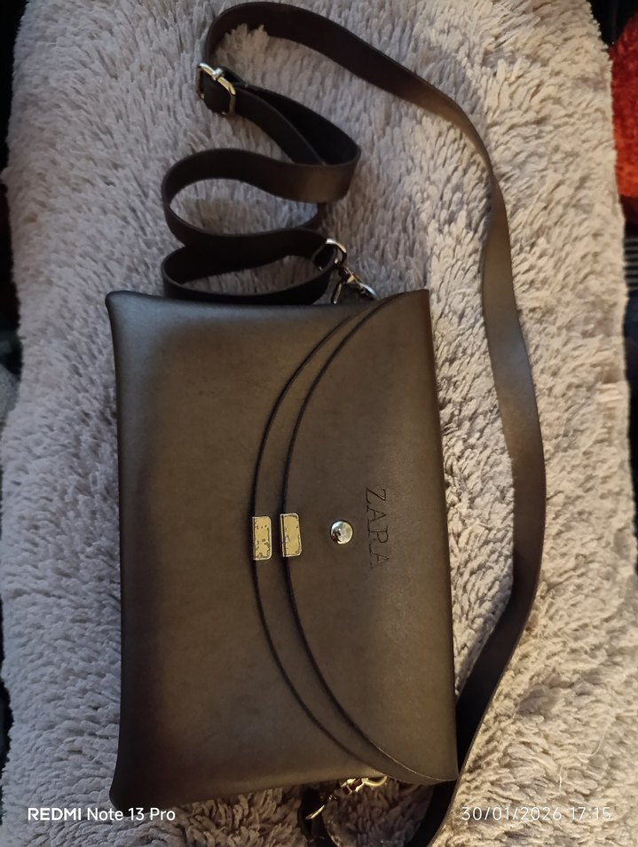 Zara  Deri Kadın Çanta - Görsel 3