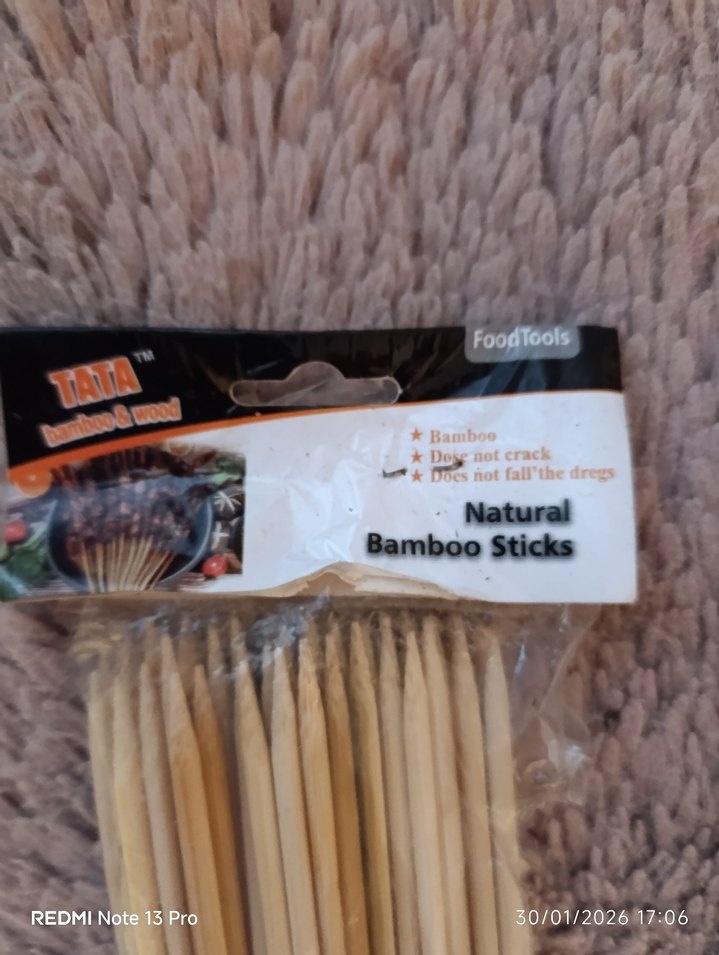 Bambu çöp şiş 2 poşet - Görsel 3