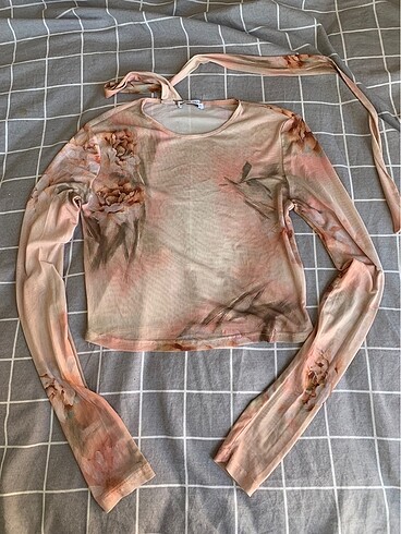Bershka tül crop