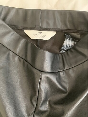 H&M H&M deri pantolon