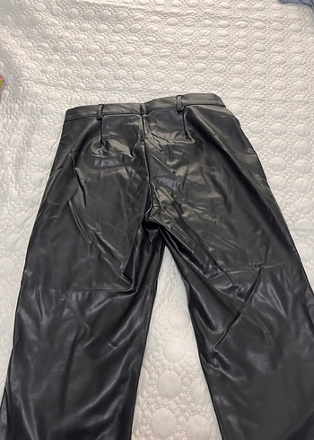 İspanyol paça deri pantolon - Görsel 4