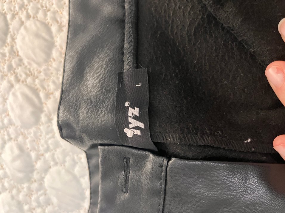 İspanyol paça deri pantolon - Görsel 3