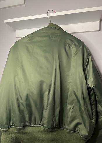 Yeşil Midi Street Wear Kadın Ceket - Görsel 3