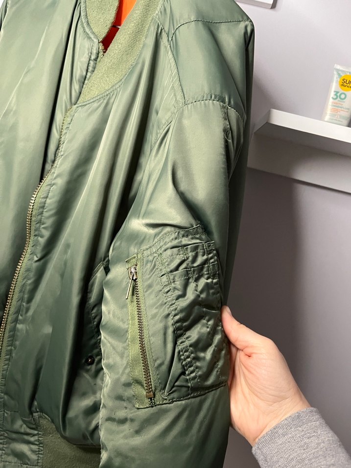 Yeşil Midi Street Wear Kadın Ceket - Görsel 2