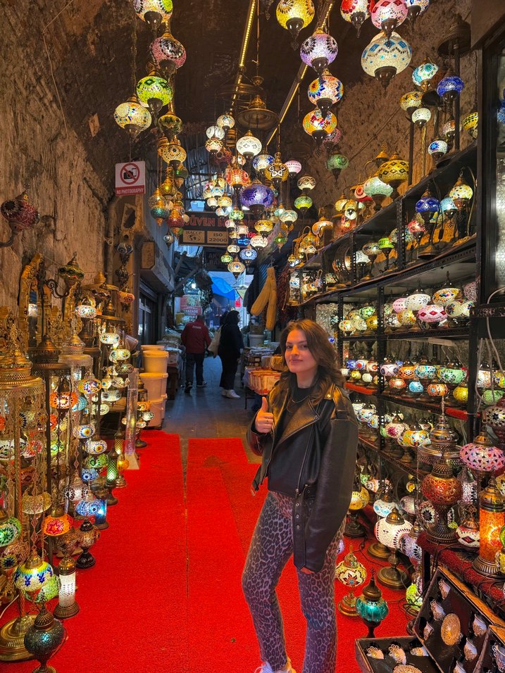 Kadın Leopar Desenli Suni Kürklü kot Pantolon - Görsel 4