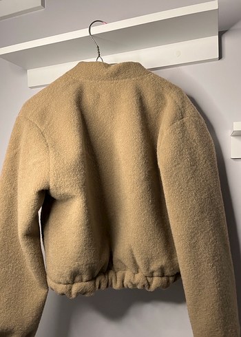 Bej Kadın bomber Ceket - Görsel 4