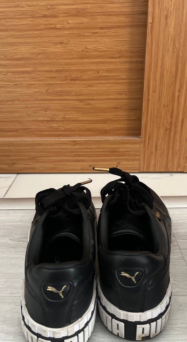 Puma Siyah Platform Topuklu Spor Ayakkabı - Görsel 4