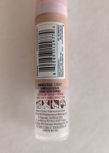 NYX Nyx Bare With Me Kapatıcı Serum - Bej