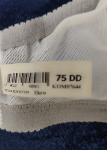 Gri Bohem Tarzı Rahat Beyaz Sütyen - Görsel 4