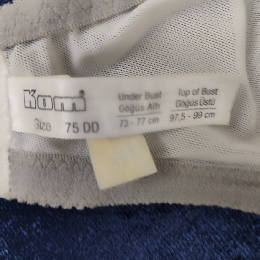 Gri Bohem Tarzı Rahat Beyaz Sütyen - Görsel 3