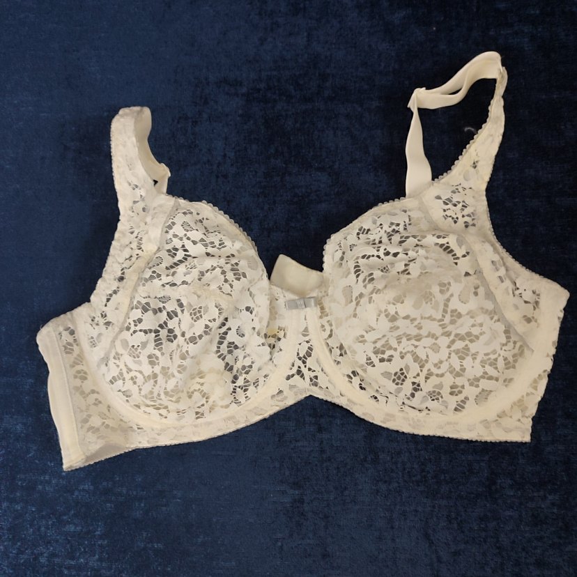 Gri Bohem Tarzı Rahat Beyaz Sütyen - Görsel 2