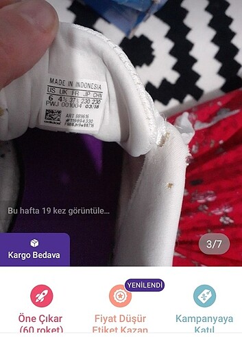 37 Beden çeşitli Renk Adidas