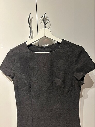 Zara Zara Antrasit Elbise - 38/M
