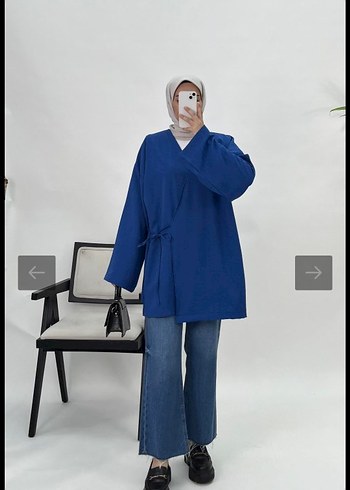 Trendyol & Milla Lacivert Midi Kimono, Rahat ve Şık
