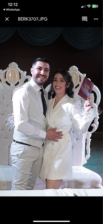 Diğer Beyaz nikah elbisesi