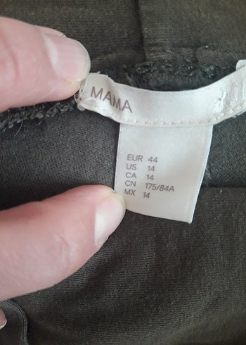 44 Beden yesil Biker Tarzı Hamile Pantolonu