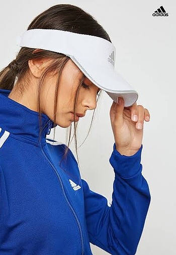 Adidas adidas Beyaz Tenis Şapkası ve Bilekliği