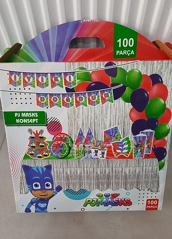 Paw Petrol 100 parça doğumgünü seti