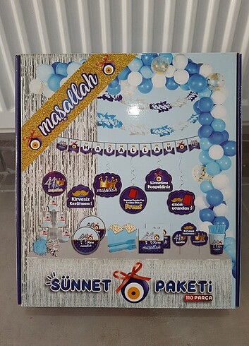 Sünnet seti 110 parça 
