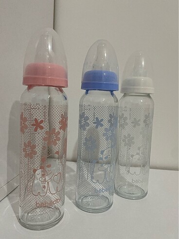Diğer Bebedor Cam Biberon 240 ml - 3 Adet