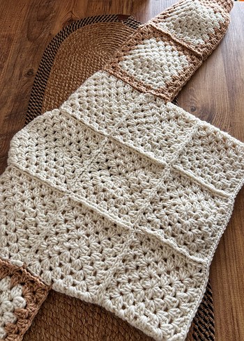 Bej Uzun Kollu Bohem Kadın Hırka - Görsel 4