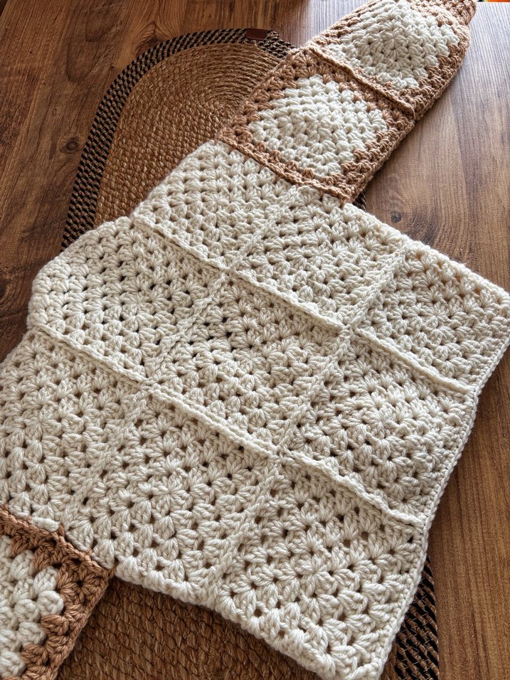 Bej Uzun Kollu Bohem Kadın Hırka - Görsel 4