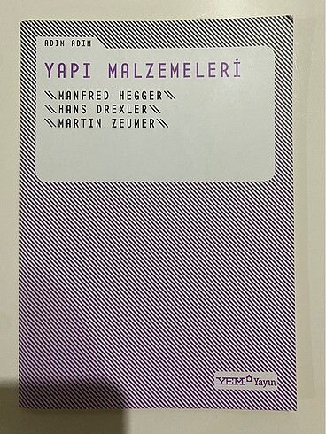 Yapı malzemeleri -yem yayınları- adım adım serisi