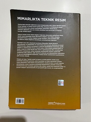  Mimarlıkta teknik resim (Orhan şahinler - fehmi kızıl) yem yayın