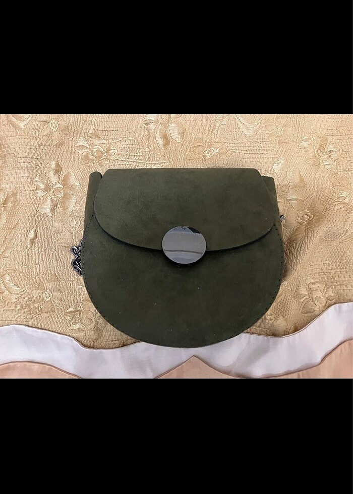 Yeşil kol çantası - Görsel 2