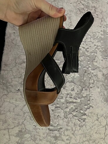 Dolgu topuk ayakkabı - Görsel 6
