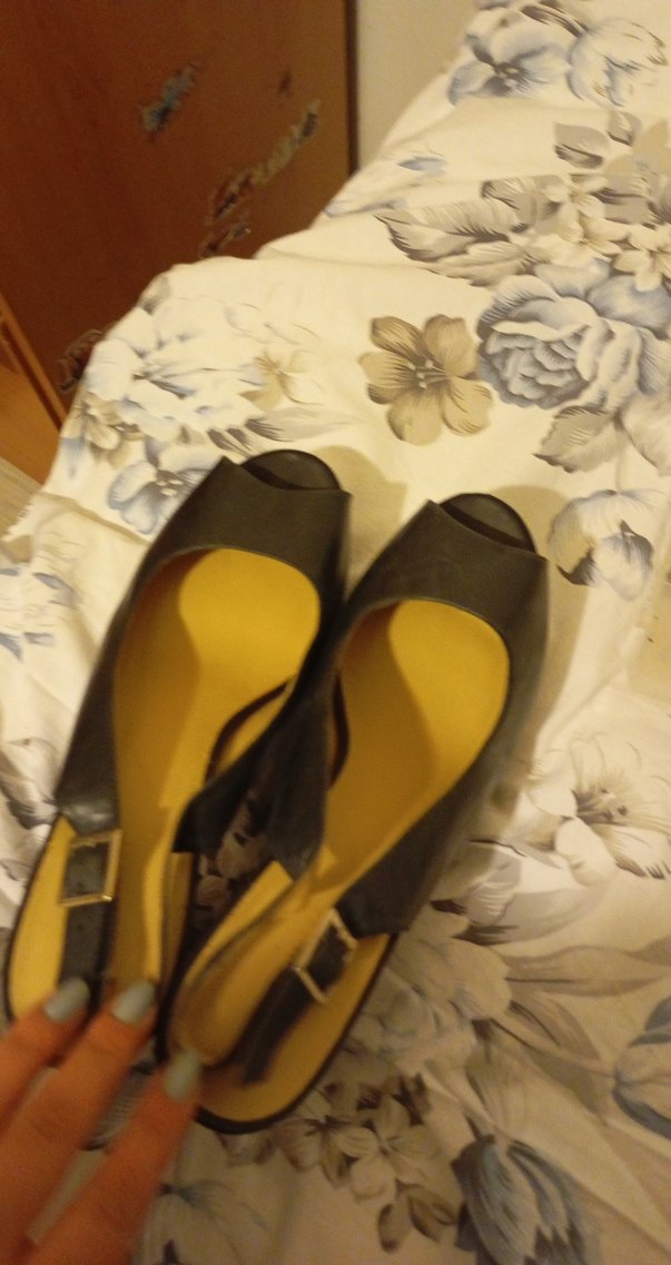 Kahverengi Yılan Desenli Platform Topuklu Kadın Ayakkabı - Görsel 2